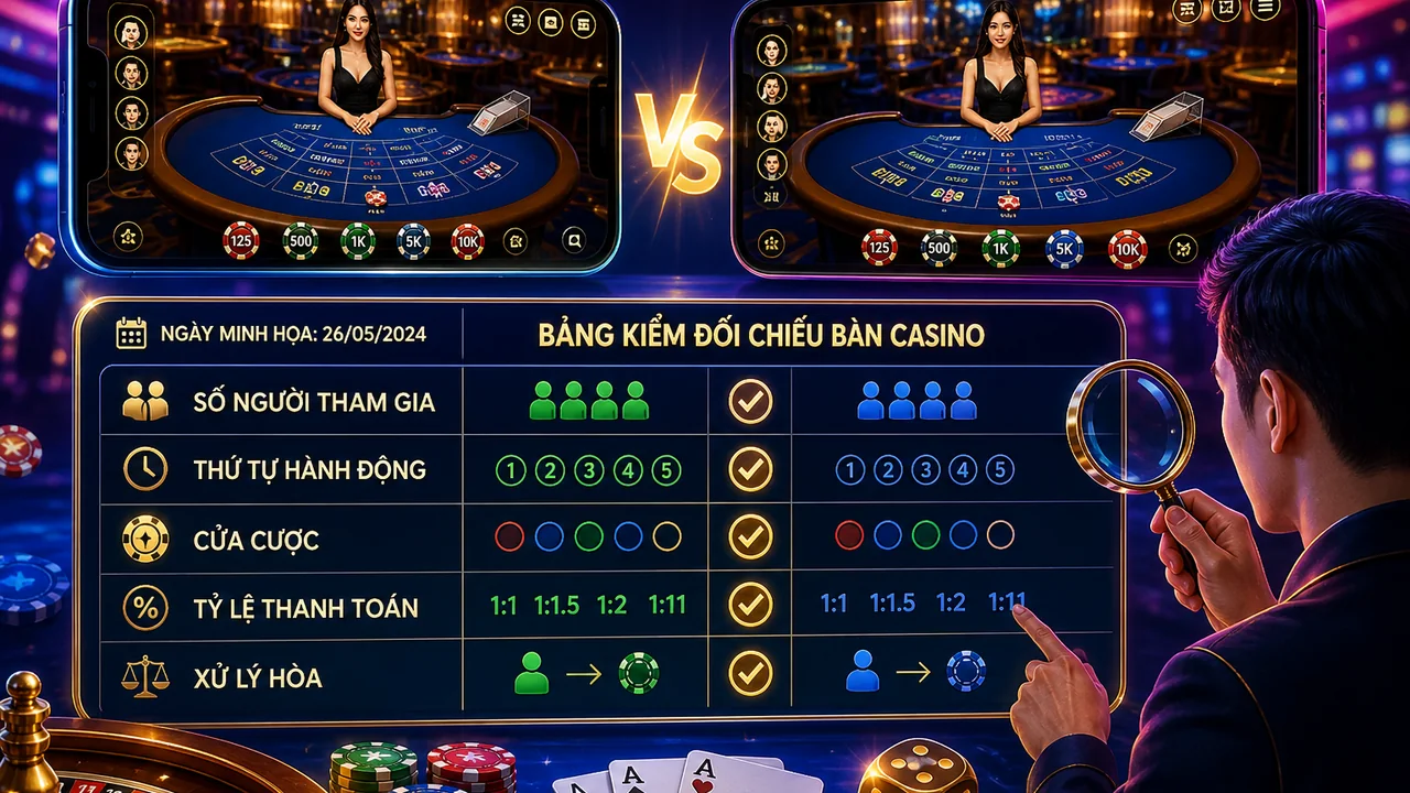 Bảng kiểm đọc luật bàn casino trực tiếp sodo66 trên điện thoại