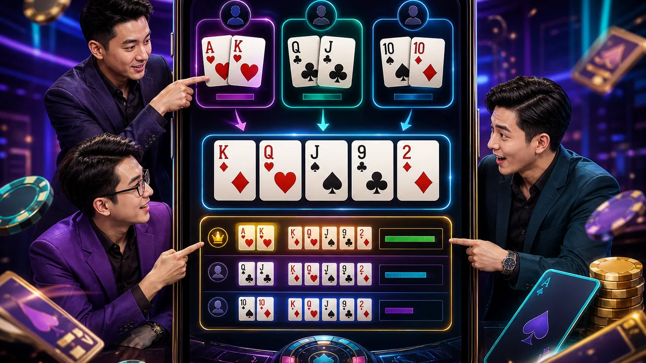 Bàn tròn 3 chuyên gia: Đọc bài và thứ hạng Texas Hold’em sodo66 trên điện thoại